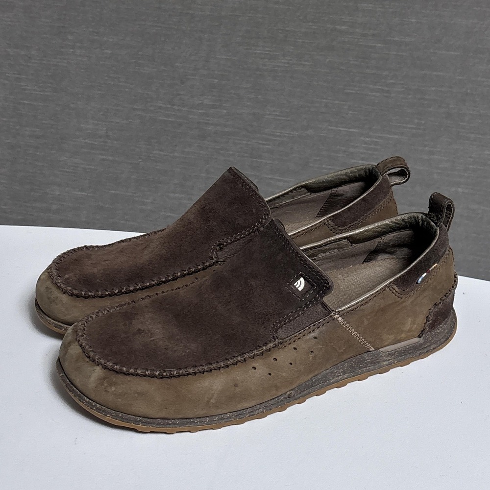 The North Face Brown Suede Slip-On Loafers